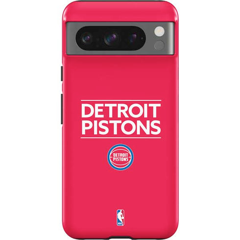 NBA Detroit Pistons Standard - Red Google Pixel 8 Pro Impact Case